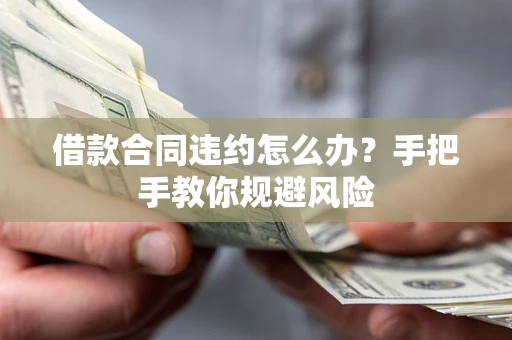 武汉借款合同违约怎么办？手把手教你规避风险