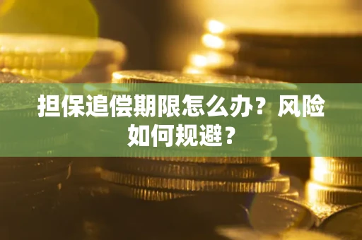武汉担保追偿期限怎么办？风险如何规避？