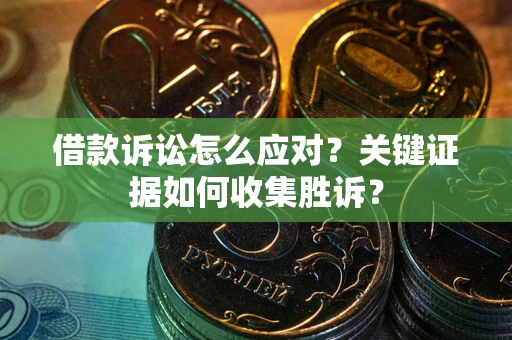 武汉借款诉讼怎么应对？关键证据如何收集胜诉？